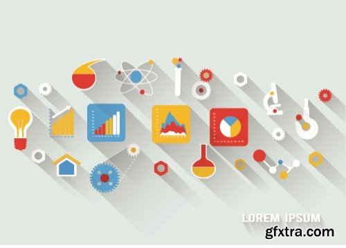 Science, Medicine, Chemistry, DNA &amp; Physics 25xEPS