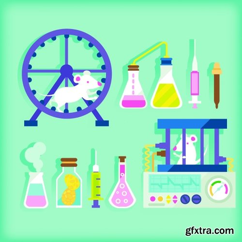 Science, Medicine, Chemistry, DNA &amp; Physics 25xEPS