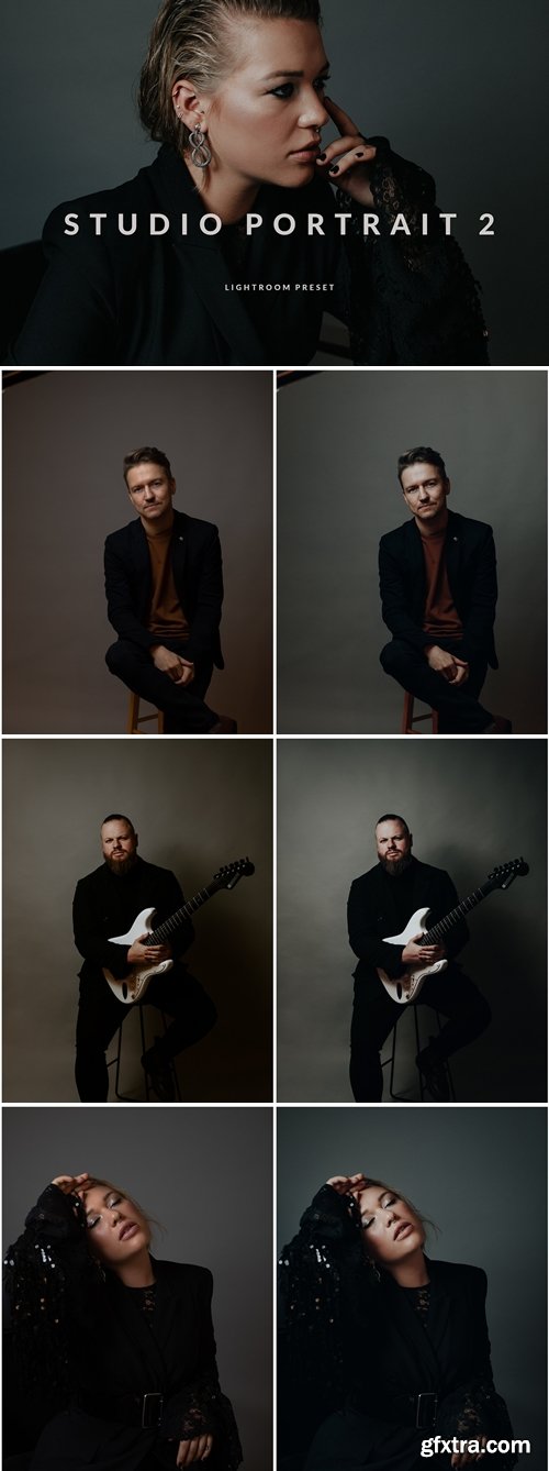 Jenny Wu Presets - Studio Portrait 2 / moody and cinematic