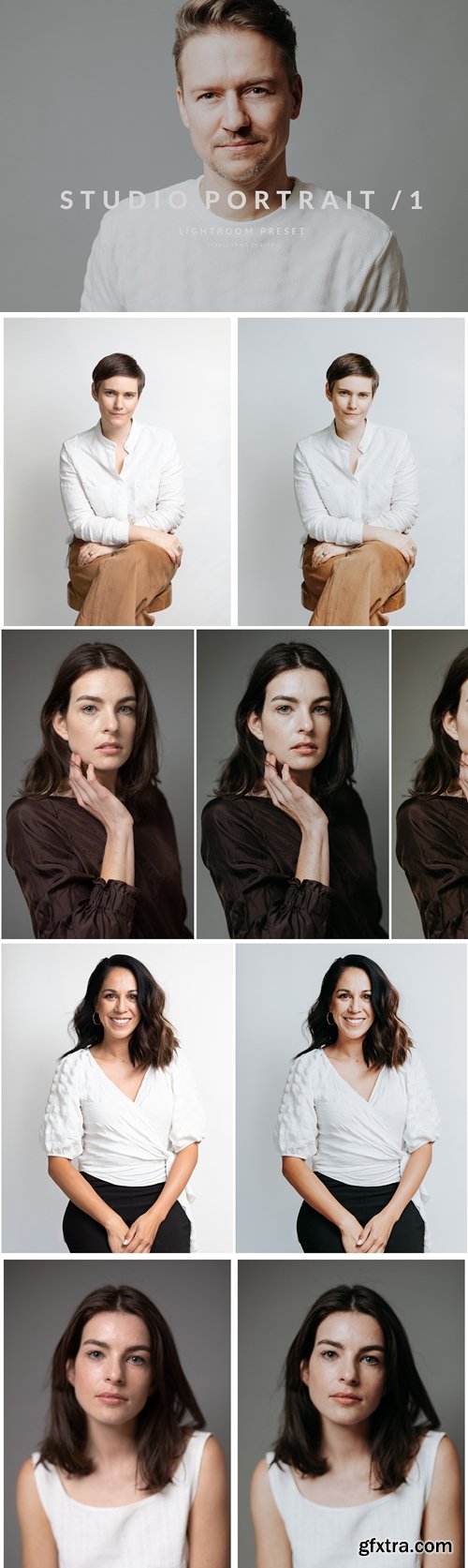 Jenny Wu Presets - Studio Portrait 1 Lightroom Preset Pack