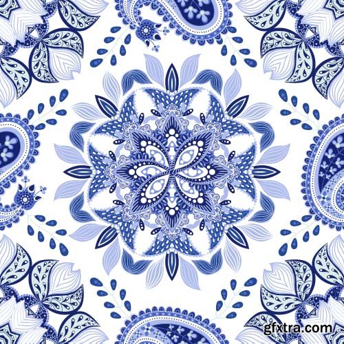 Decoupage Style Vectors 25xEPS