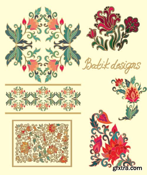 Decoupage Style Vectors 25xEPS