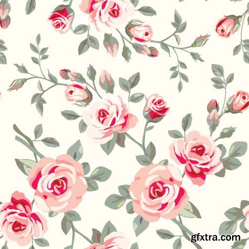 Decoupage Style Vectors 25xEPS