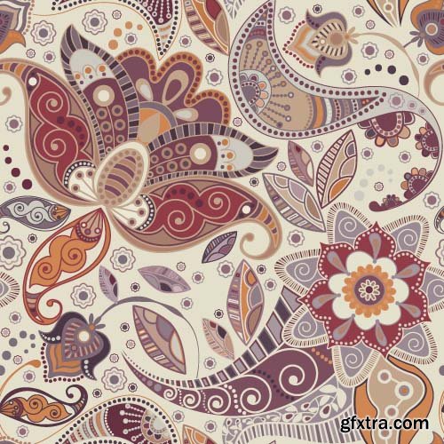 Decoupage Style Vectors 25xEPS