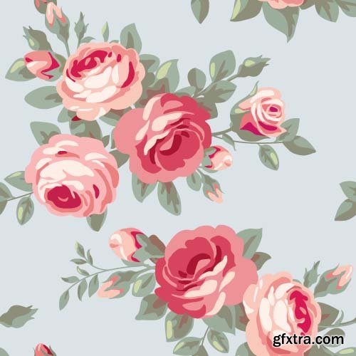Decoupage Style Vectors 25xEPS