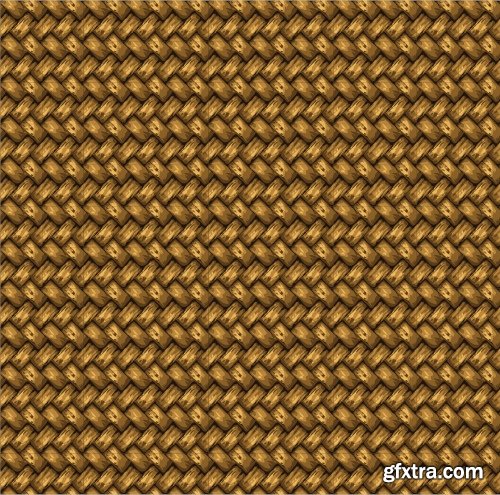 Wickering Vector Seamless Patterns 25xEPS