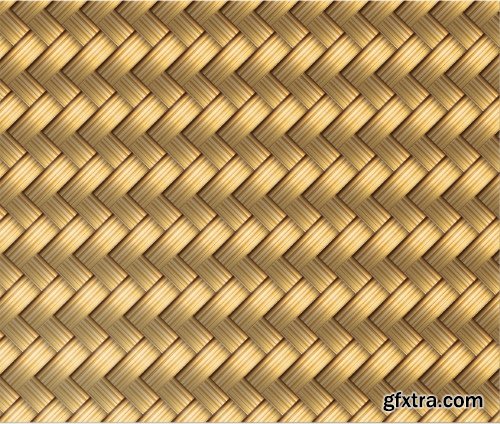 Wickering Vector Seamless Patterns 25xEPS