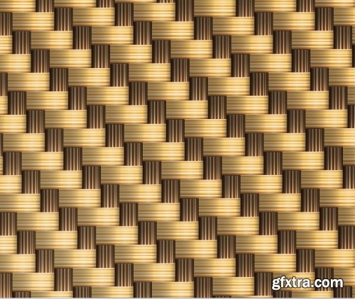 Wickering Vector Seamless Patterns 25xEPS