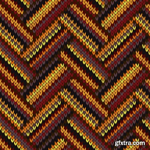 Wickering Vector Seamless Patterns 25xEPS