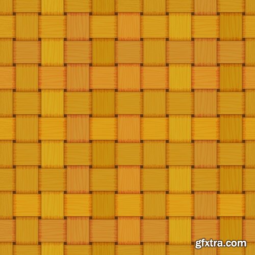 Wickering Vector Seamless Patterns 25xEPS