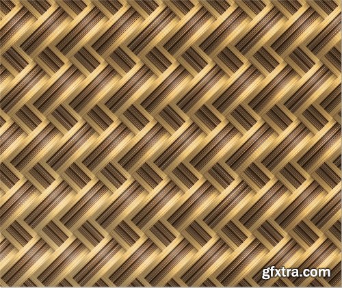 Wickering Vector Seamless Patterns 25xEPS