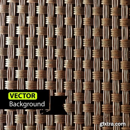 Wickering Vector Seamless Patterns 25xEPS