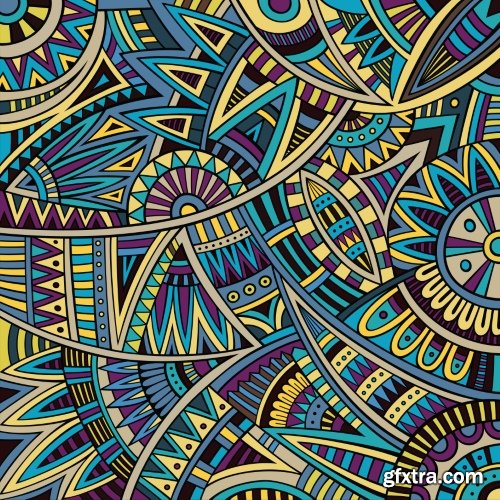 Ethno Abstraction Backgrounds 25xEPS Ethno Abstraction Backgrounds 25xEPS
