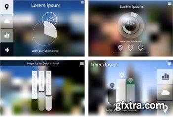 Flat UI Design 25xEPS