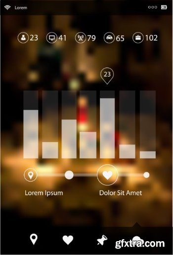Flat UI Design 25xEPS