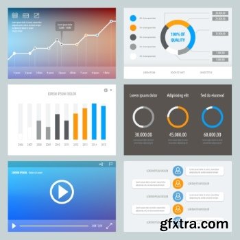 Flat UI Design 25xEPS