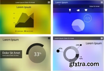 Flat UI Design 25xEPS