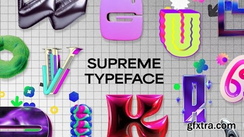 MotionArray - Supreme Typeface After Effects Templates