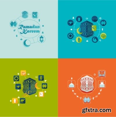 Arabic Infographic 25xEPS