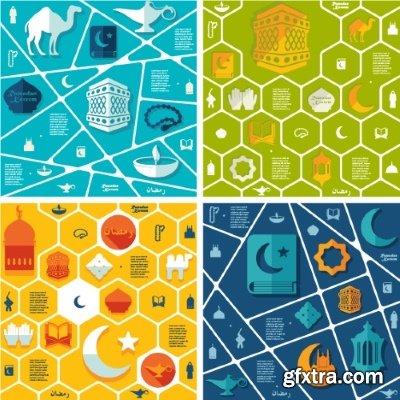 Arabic Infographic 25xEPS