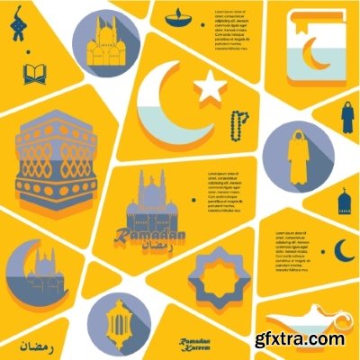 Arabic Infographic 25xEPS