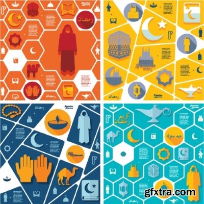 Arabic Infographic 25xEPS