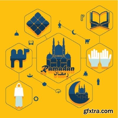 Arabic Infographic 25xEPS