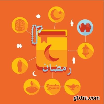 Arabic Infographic 25xEPS