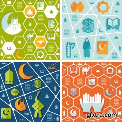 Arabic Infographic 25xEPS