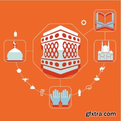 Arabic Infographic 25xEPS