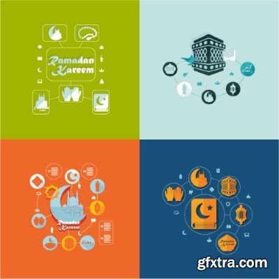 Arabic Infographic 25xEPS