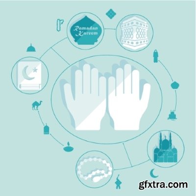 Arabic Infographic 25xEPS