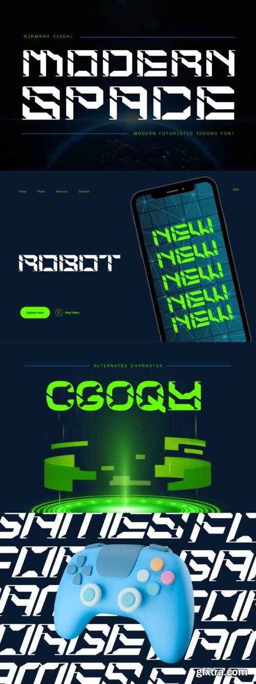 Modern Space - Futuristic Techno Cyberpunk