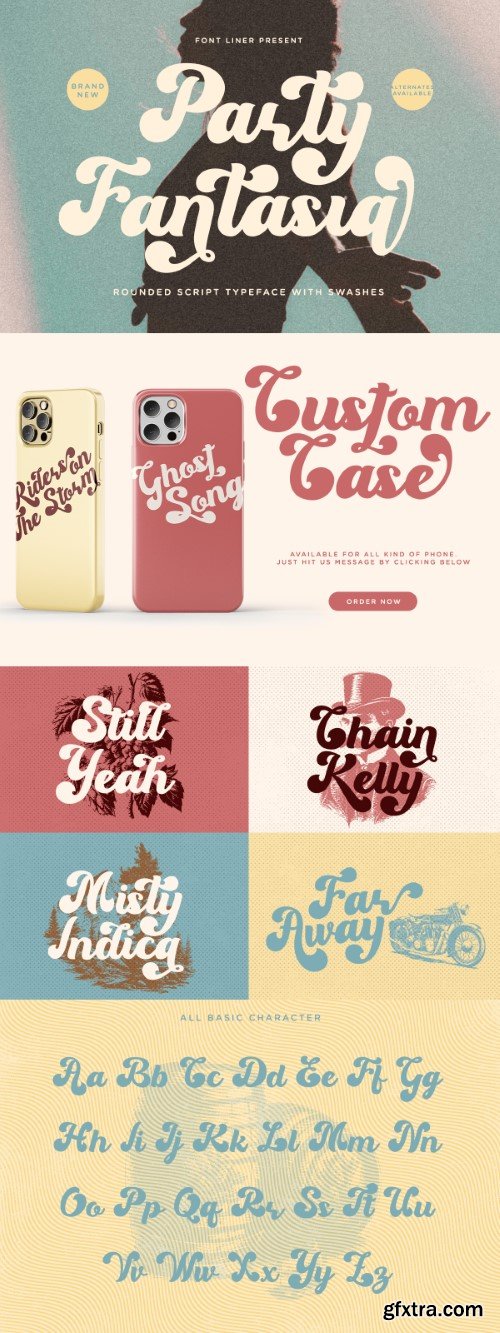 Party Fantasia - Rounded Script Font