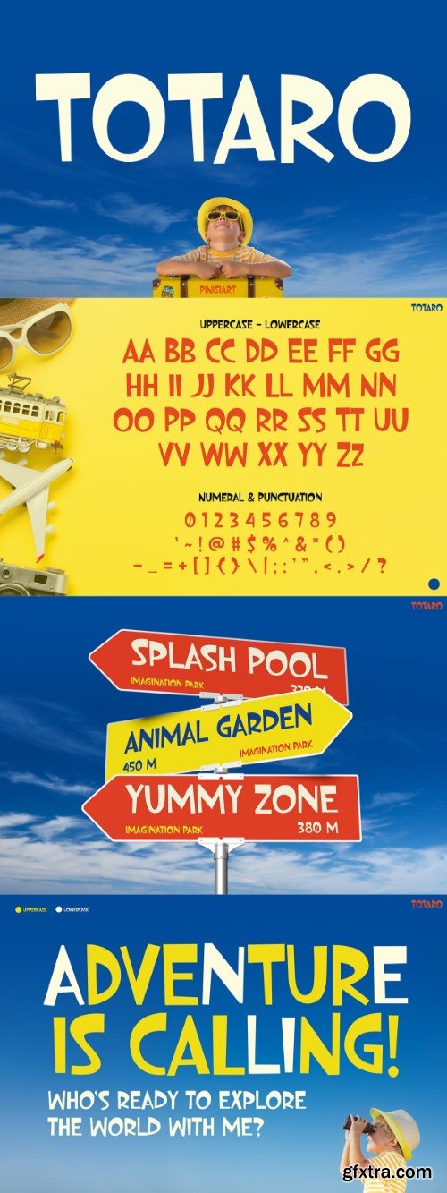 Totaro – Kids Display Font