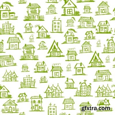 Green City Backgrounds 25xEPS