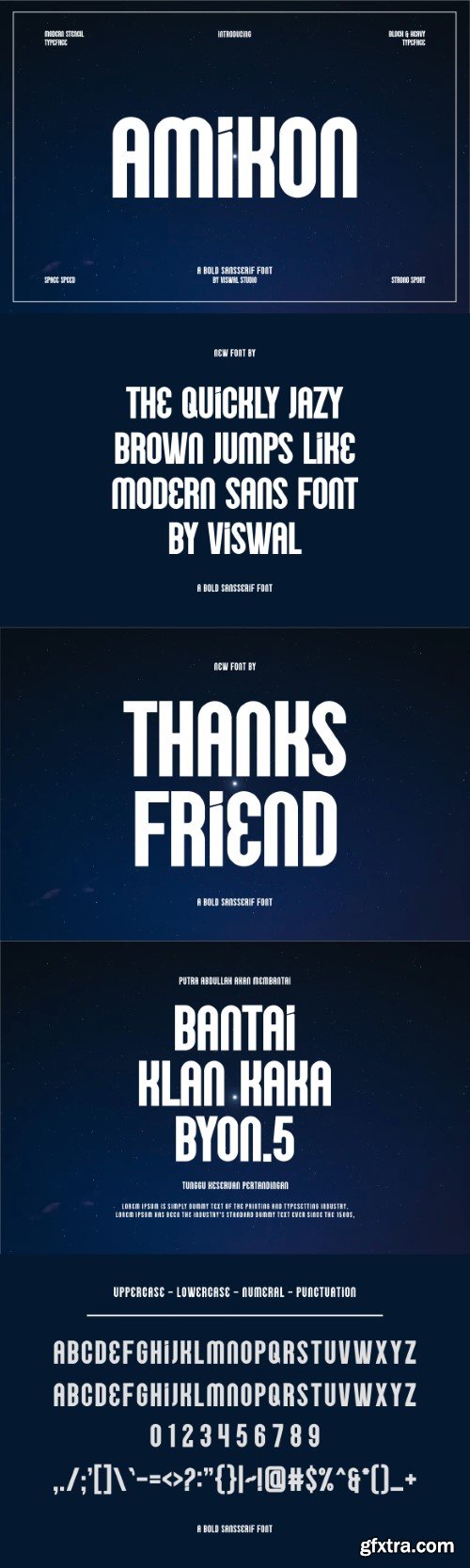 Amikon - Modern Round Font