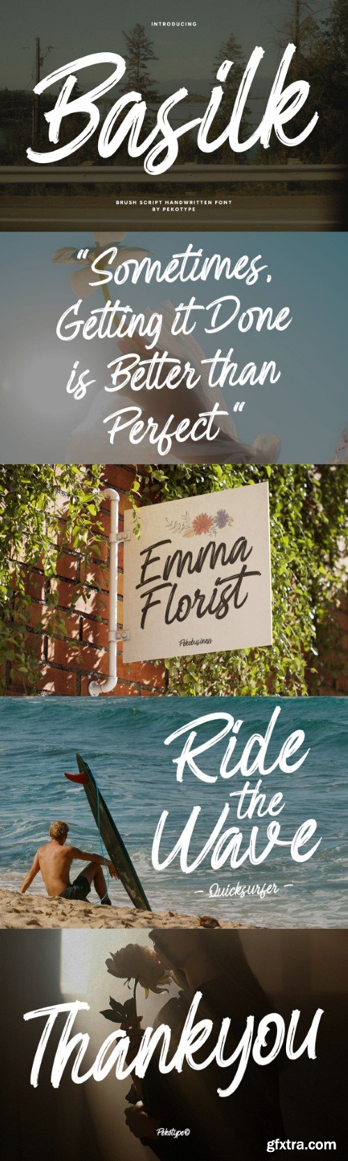 Basilk - Brush Handwritten Font