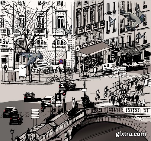 Hand Drawn Illustrations #2, 25xEPS