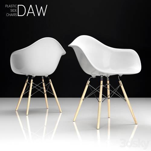 '3dsky Pro - Eames DAW plastic side chair' '3dsky Pro - Eames DAW plastic side chair'