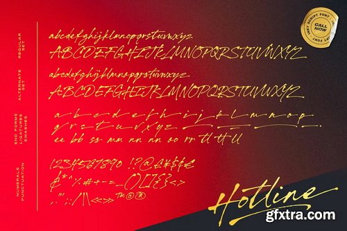 CreativeMarket - Hotline Script Font
