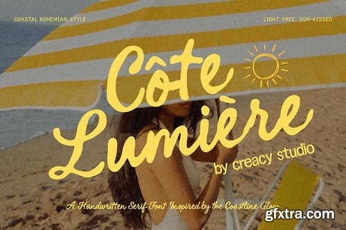 CreativeMarket - Cote Lumiere – Coastal Script Font