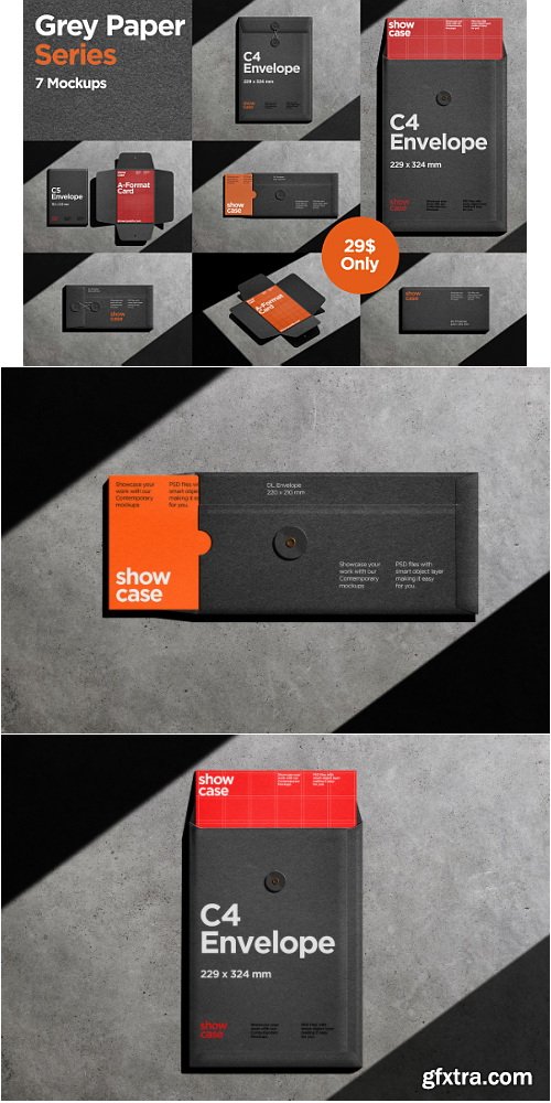 Showcase Mockups - Grey Series Bundle