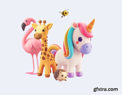 Wannathis - Animals 3d illustrations