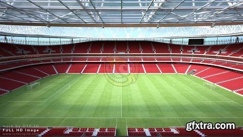 Turbosquid - Soccer Stadium with Animated Fans