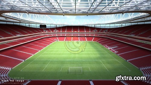 Turbosquid - Soccer Stadium with Animated Fans