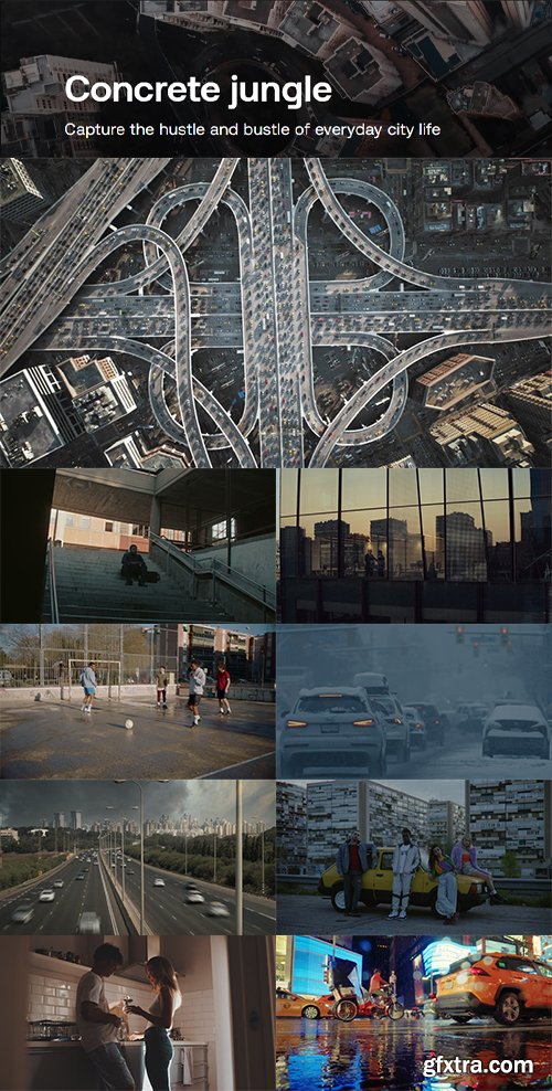 Artlist - Concrete jungle - 4K/8K ProRes UHQ Collections