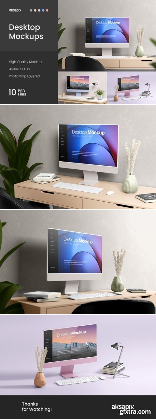 MockupCloud - Desktop Screen Mockup