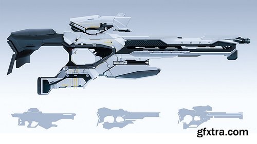 CGCookie - Designing Sci-fi Weapons for Production