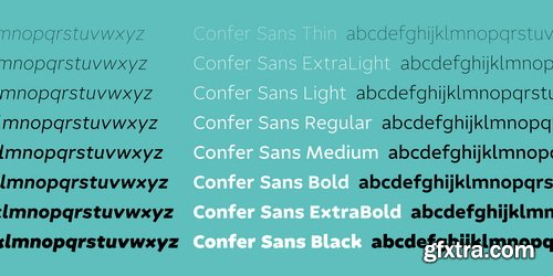 MyFonts - Confer Sans Font Family 18xOTF
